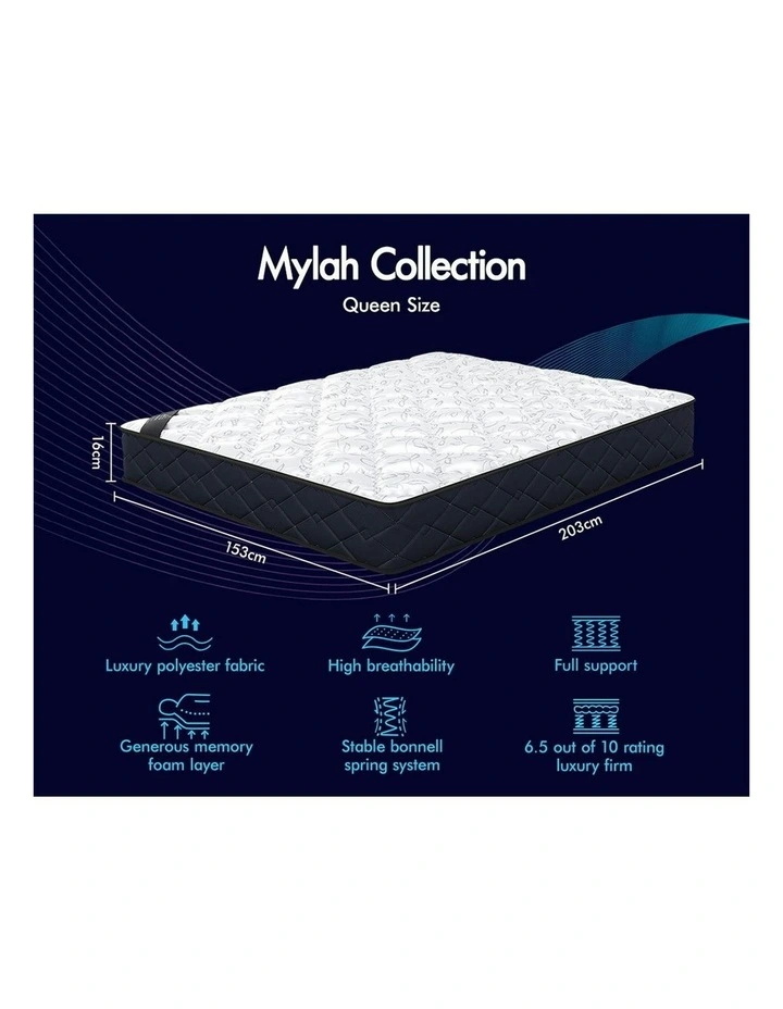 Tight Top Airflow Queen Mattress in White image 7