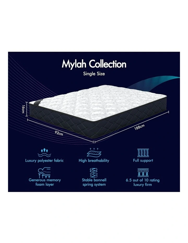 Tight Top Airflow Single Mattress in White image 7