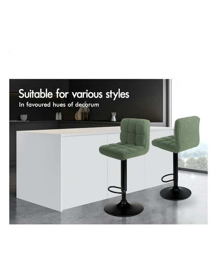 Bar Stools 2x in Green image 4
