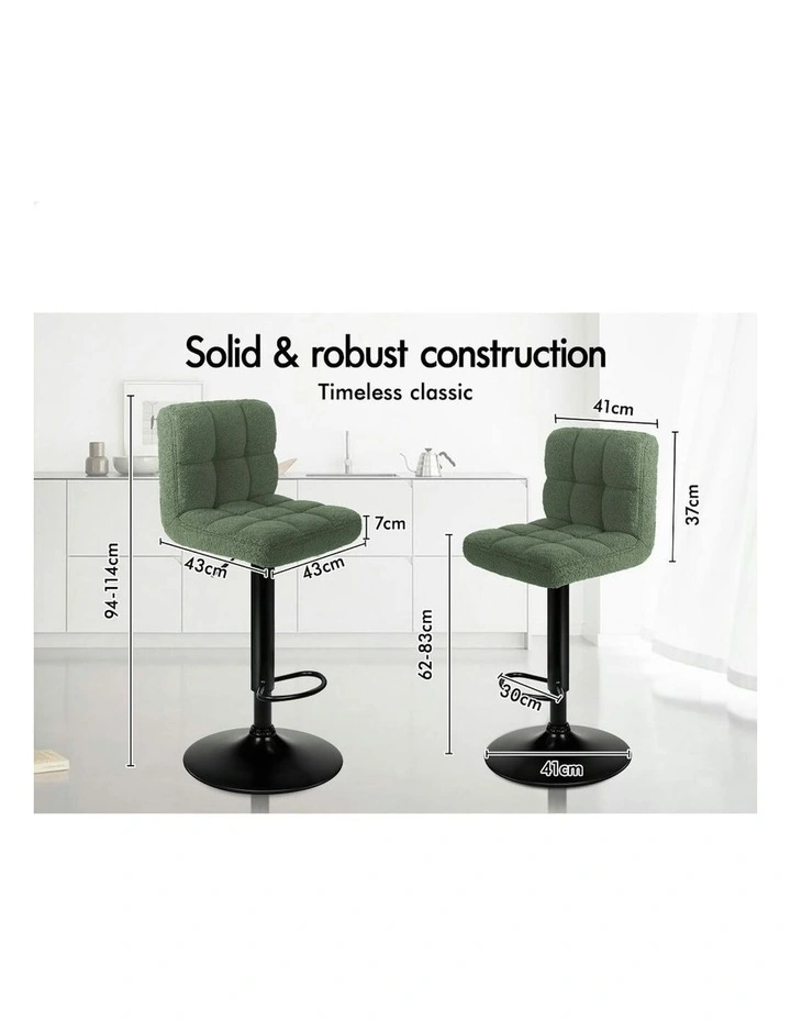 Bar Stools 4x in Green image 6