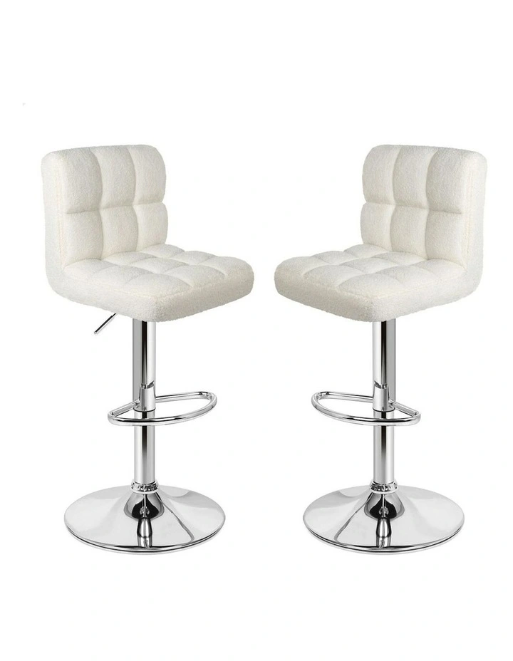 Bar Stools 2x in White image 1