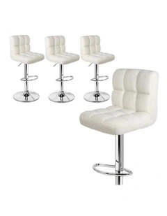 Bar Stools 4x in White