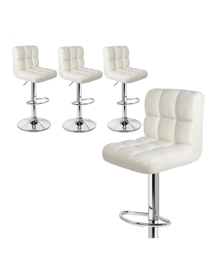 Bar Stools 4x in White image 1