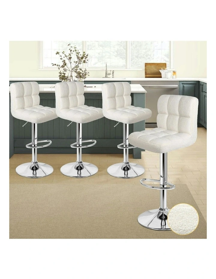 Bar Stools 4x in White image 2