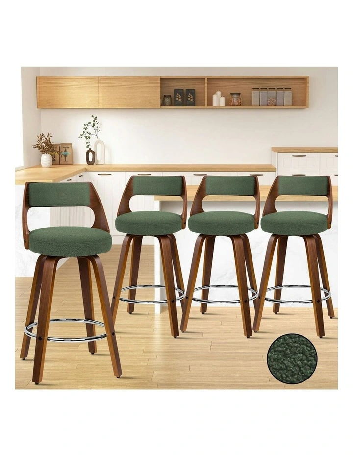 Bar Stools 4x in Green image 2