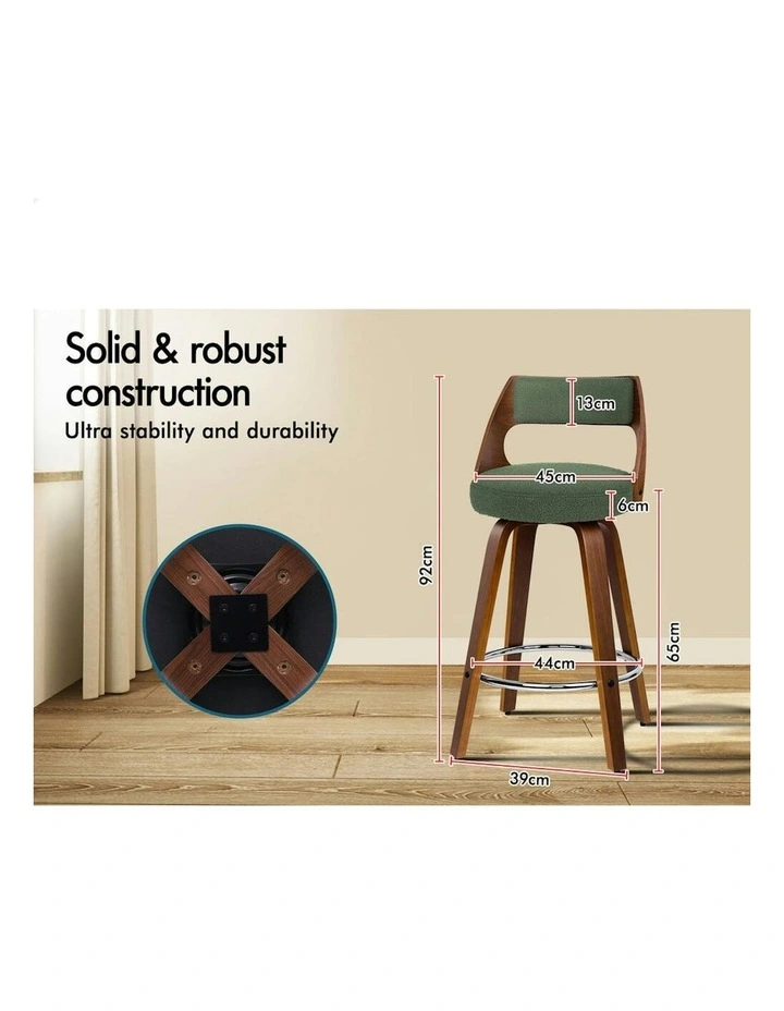 Bar Stools 4x in Green image 6