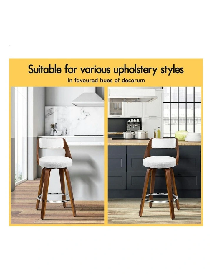 Bar Stools 2x in White image 4