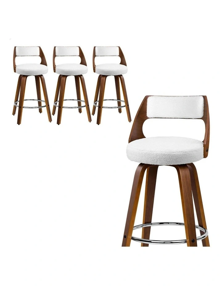 Bar Stools 4x in White image 1