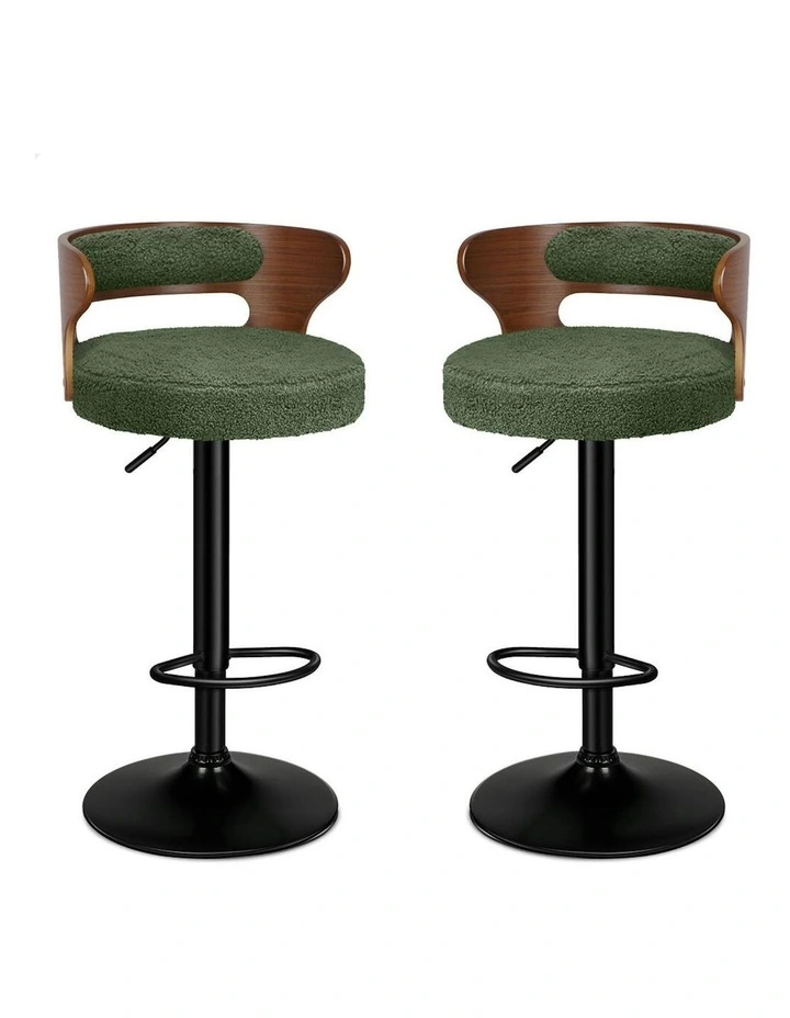 Bar Stools 2x in Green image 1