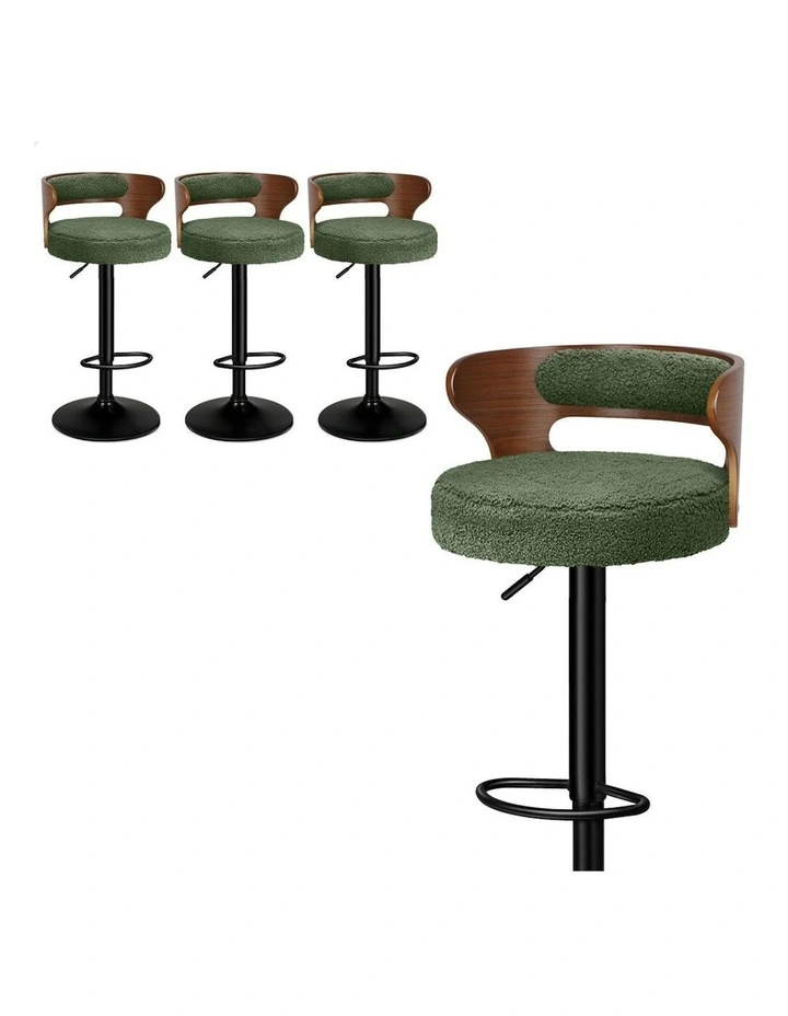 Bar Stools 4x in Green image 1