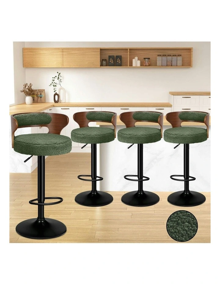 Bar Stools 4x in Green image 2