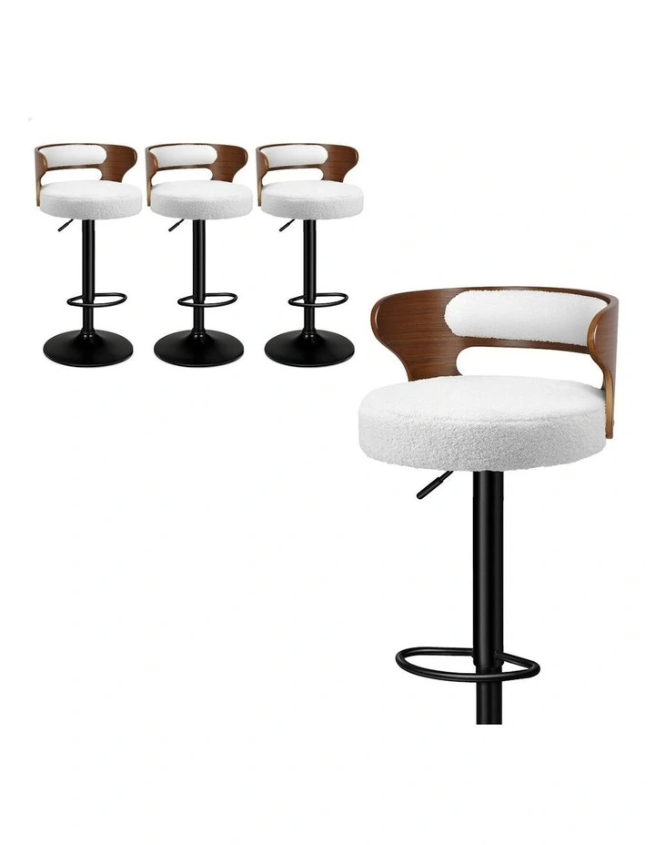 Bar Stools 4x in White image 1