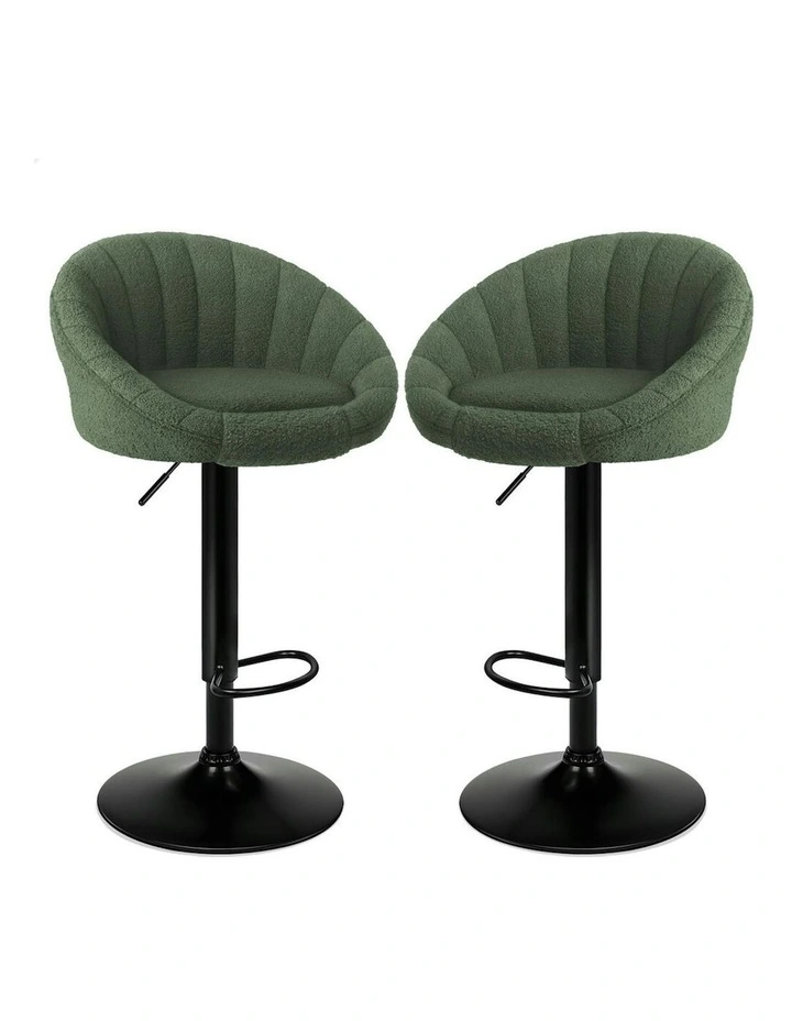 Bar Stools 2x in Green image 1