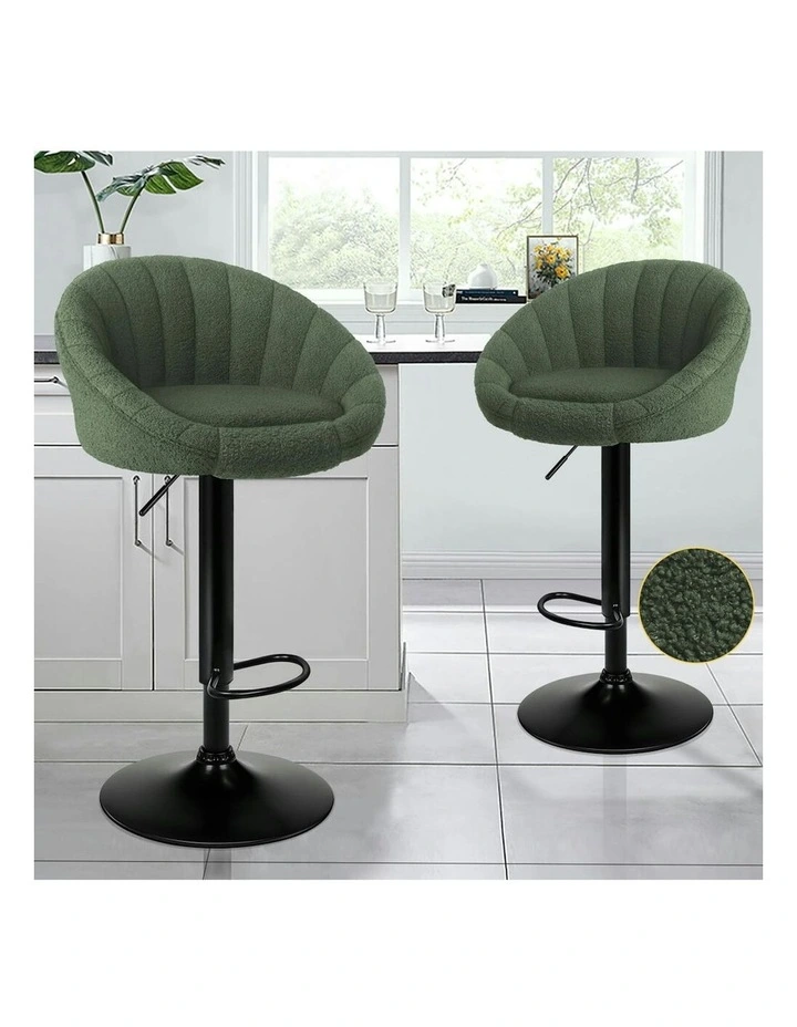 Bar Stools 2x in Green image 2