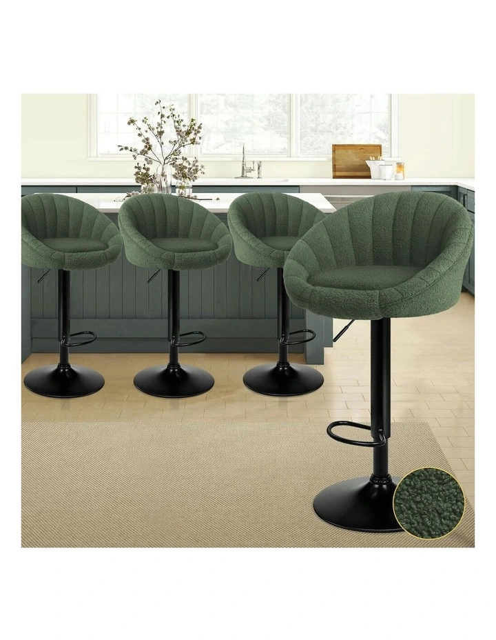 Bar Stools 4x in Green image 2