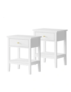 Bedside Table in White