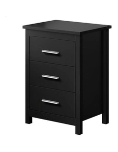 Bedside Table in Black