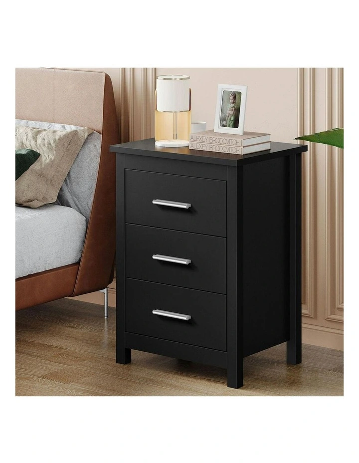Bedside Table in Black image 2