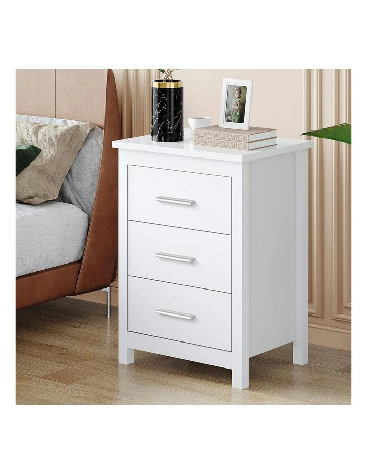 Bedside Table in White image 2