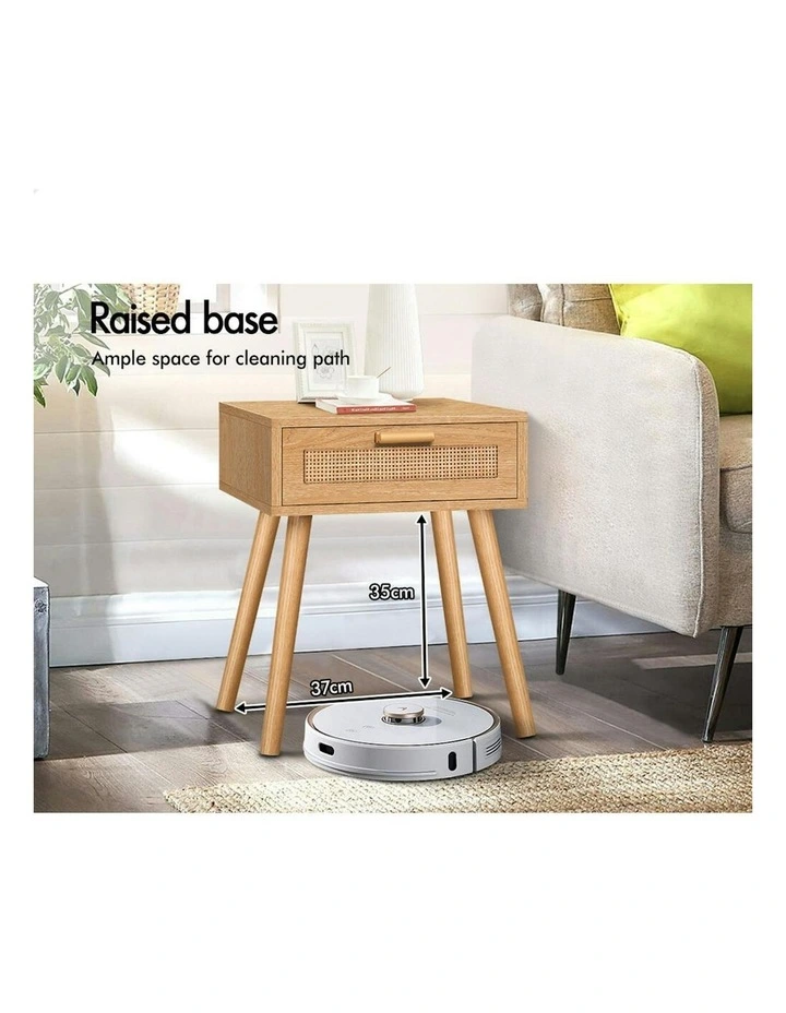 Bedside Table 2x in Oak image 7