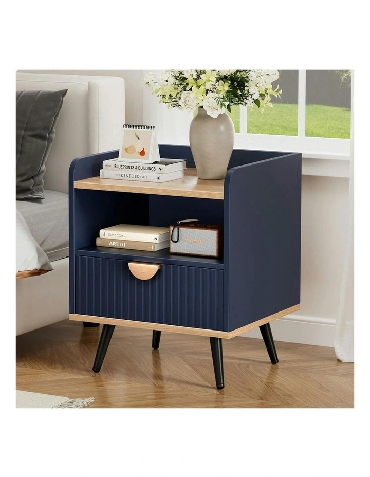Bedside Table in Blue image 2