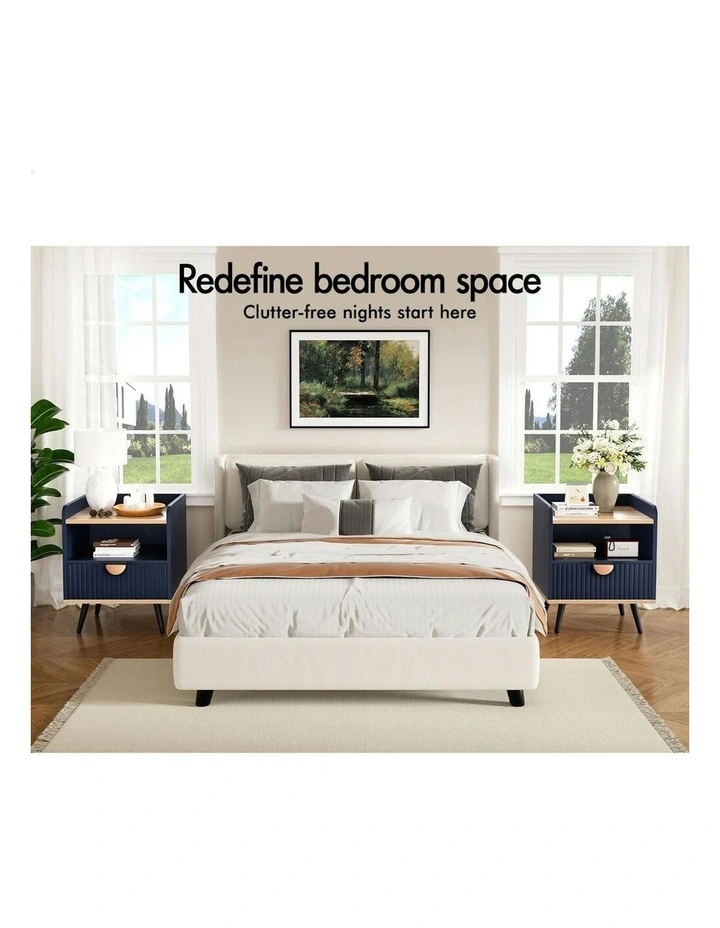 Bedside Table in Blue image 3