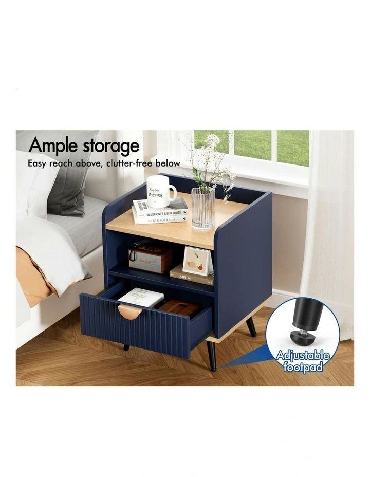 Bedside Table in Blue image 5