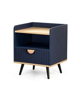 Bedside Table 2x in Blue