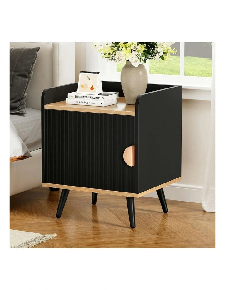 Bedside Table in Black image 2