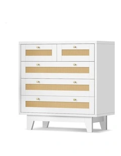 5 Chest Of Drawers Storage Cabinet Dresser in White