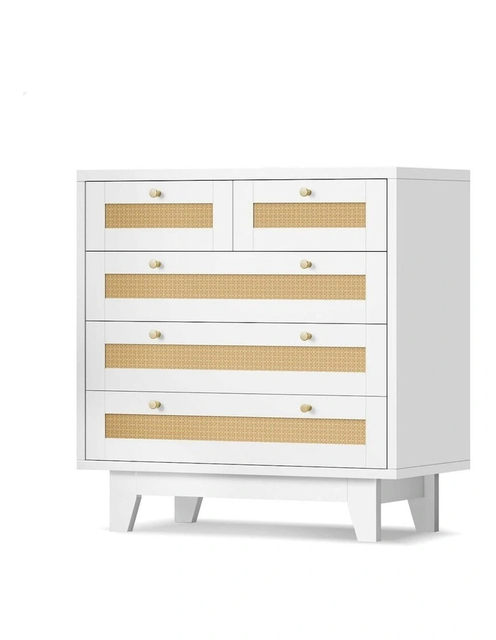 5 Chest Of Drawers Storage Cabinet Dresser in White image 1