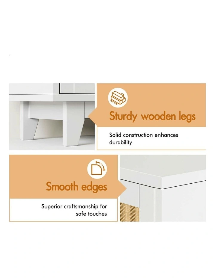 5 Chest Of Drawers Storage Cabinet Dresser in White image 7