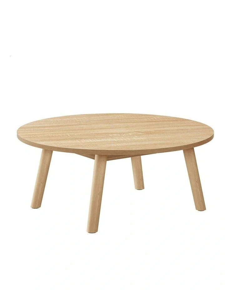 Round Coffee Table in Wood image 1