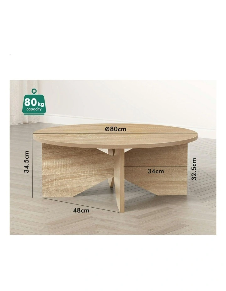 Round Coffee Table in Wood image 7