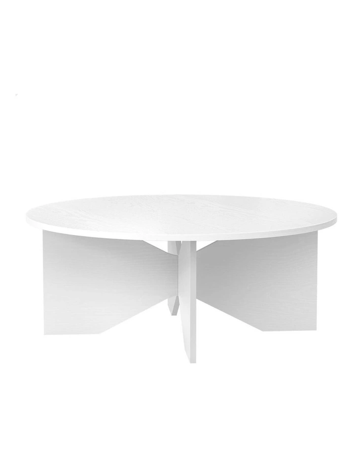 Round Coffee Table in White image 1