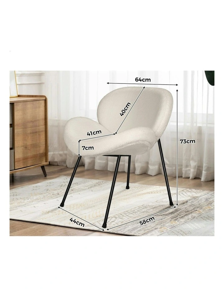Dining Chairs Set Of 2 in White image 6