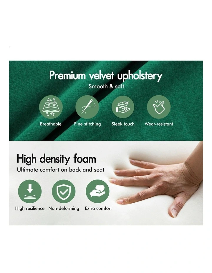 Dining Chairs in Velvet Green image 5