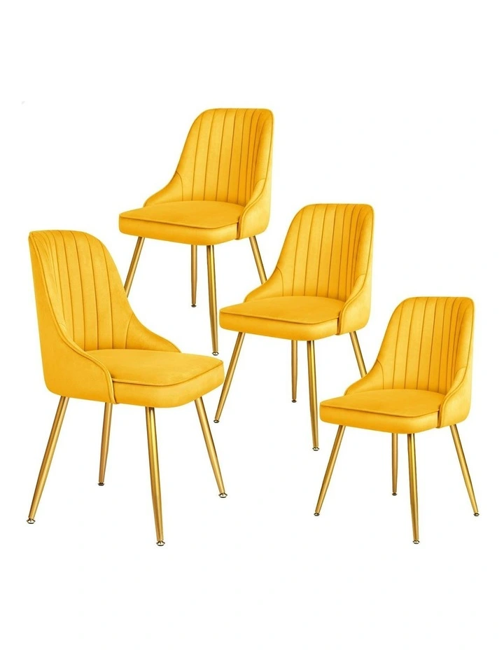 Dining Chairs in Yellow image 1