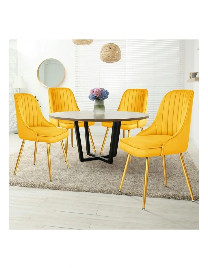 Dining Chairs in Yellow image 2