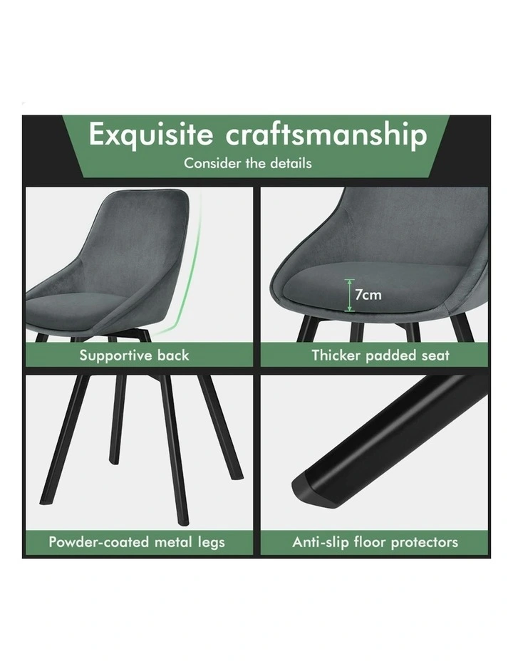 Dining Chairs in Grey image 5