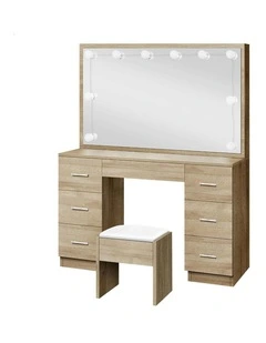 Dressing Table Stool Set in Wood