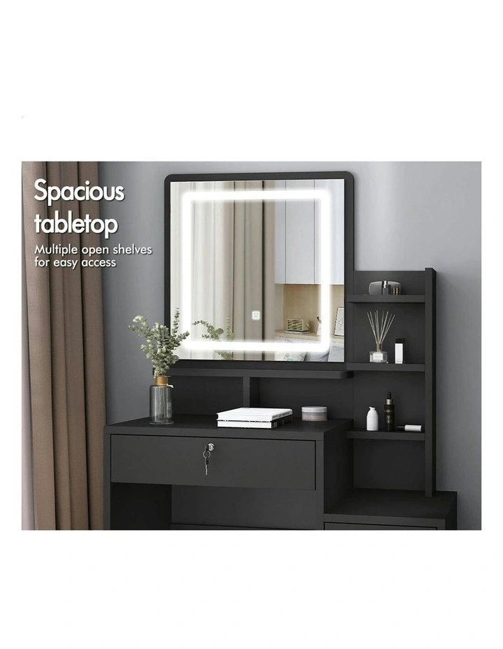 Dressing Table Set in Black image 2