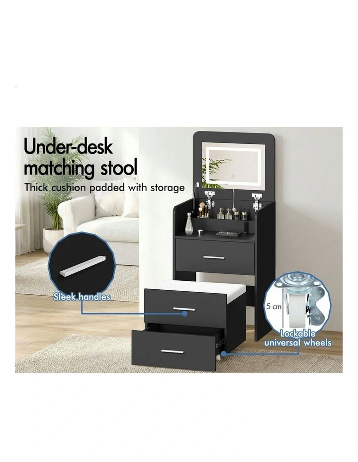 Dressing Table Set in Black image 2