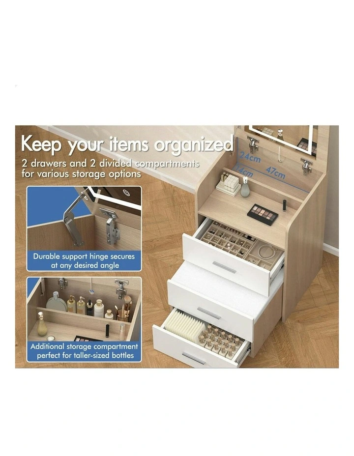 Dressing Table Set in Multi image 3