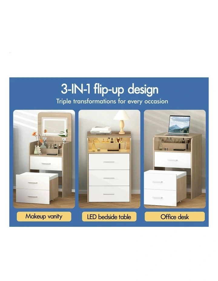 Dressing Table Set in Multi image 4