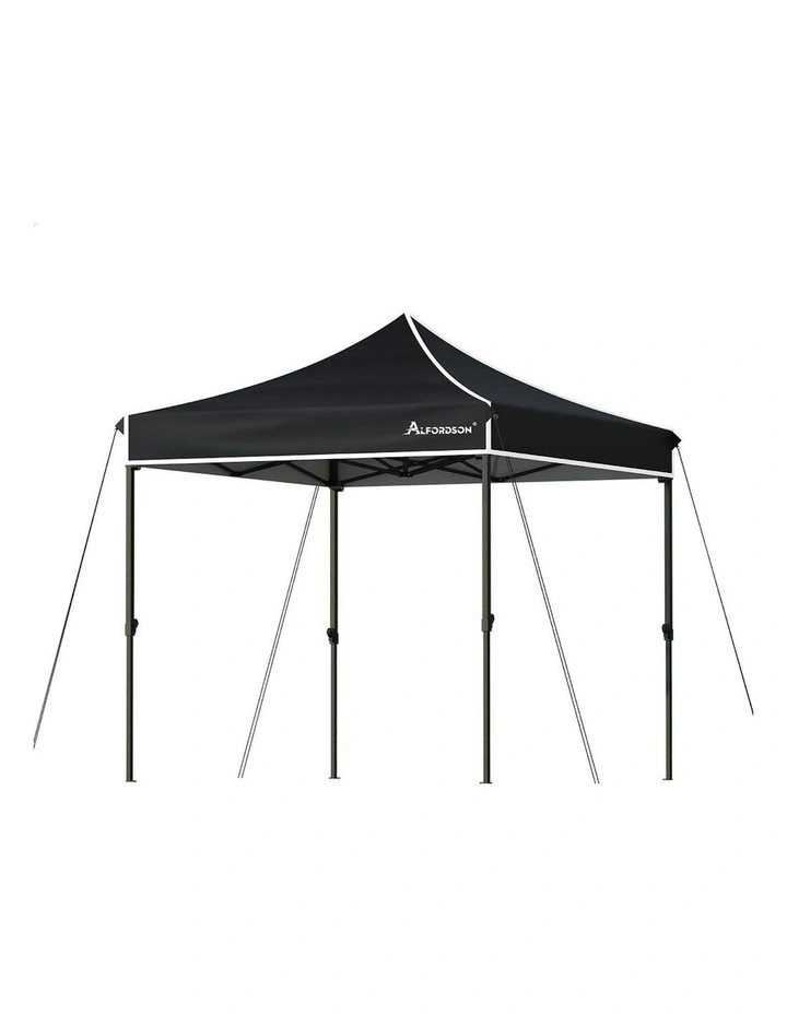 Oxford Folding Outdoor Tent in Black image 1