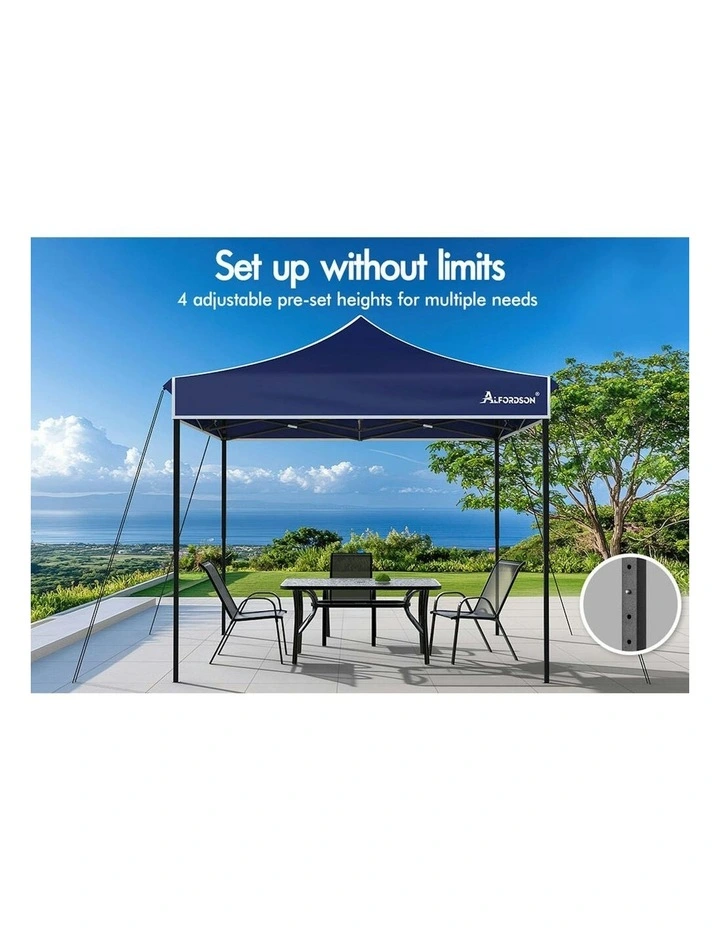 Gazebo Oxford Folding Tent 3x3m in Navy image 5