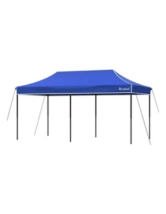 Gazebo Marquee 600D Oxford Folding Outdoor Tent 6x3m in Blue