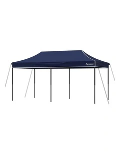 Gazebo Marquee 600D Oxford Folding Outdoor Tent 6x3m in Navy