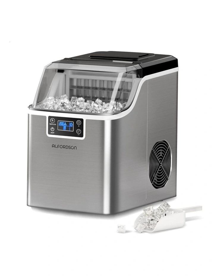 Commercial Ice Maker Machine 3.7L in Silver image 1
